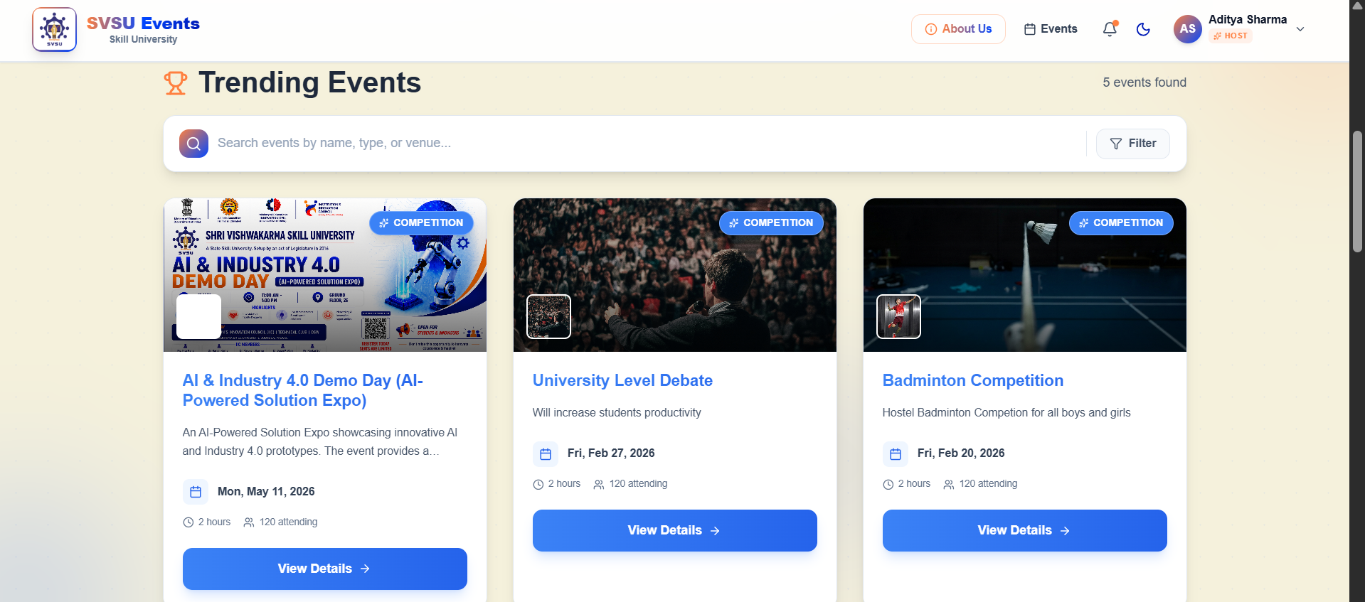 Campus EventsHub